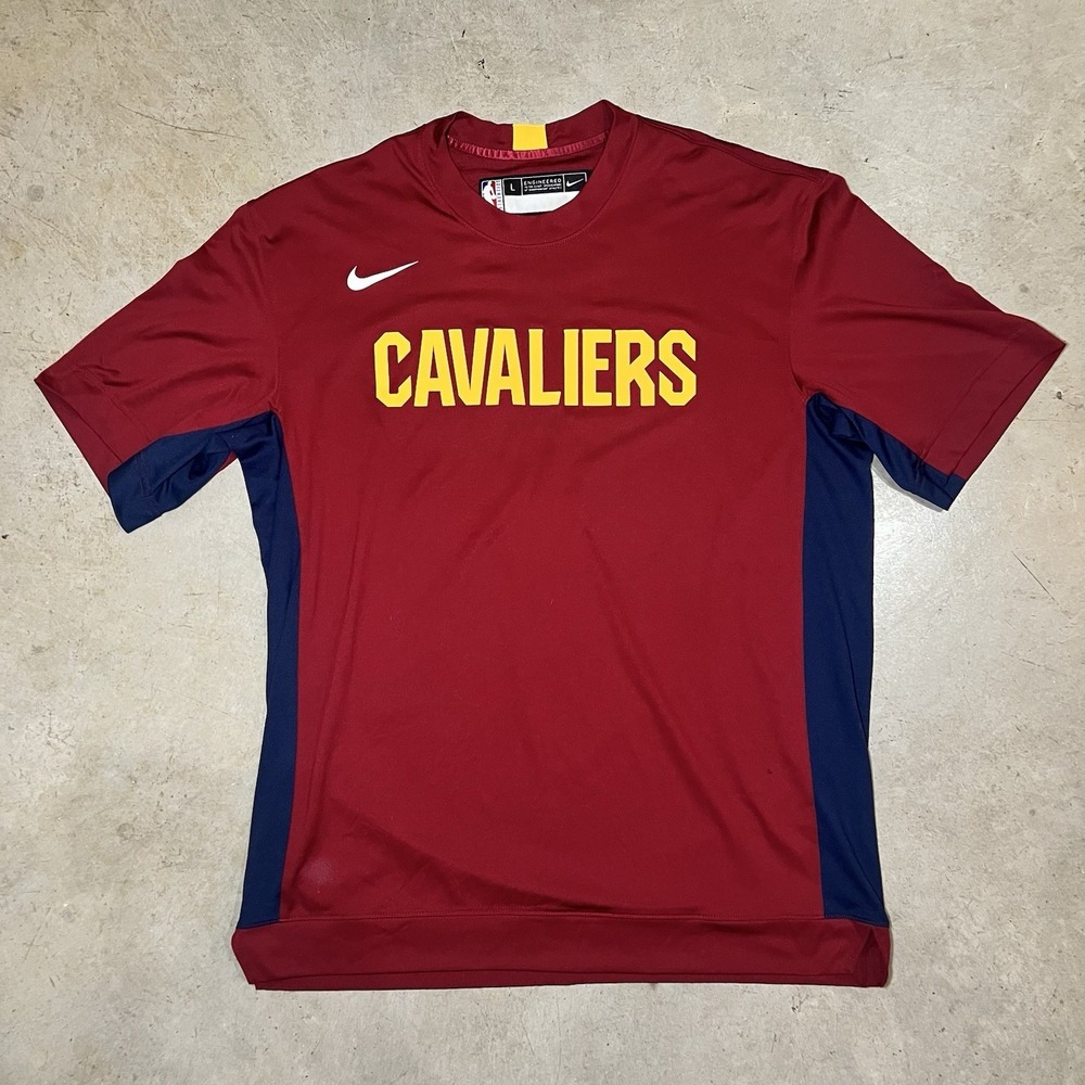 NBA Nike Dri Fit Cleveland Cavaliers Engineered T Shirt Mens Large Tall Wine